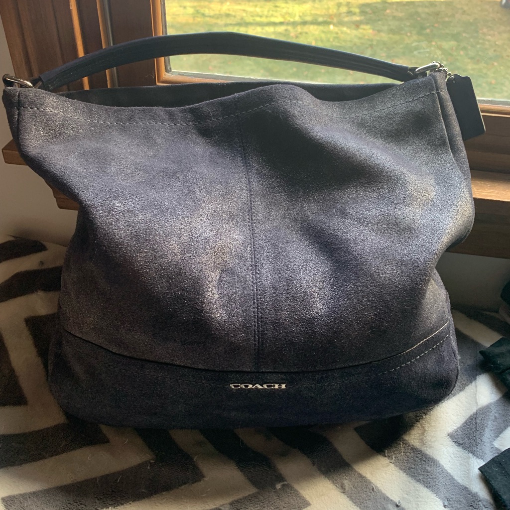 Coach Park Side Brushed Leather Hobo